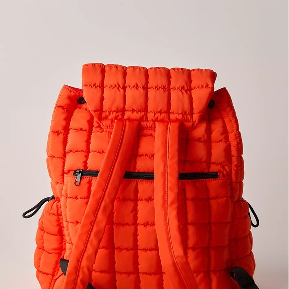 FP Movement by Free People Orange Quilted Backpack - Picture 2 of 4